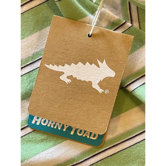 Horny Toad Green & White T-Shirt - Picture 8 of 9